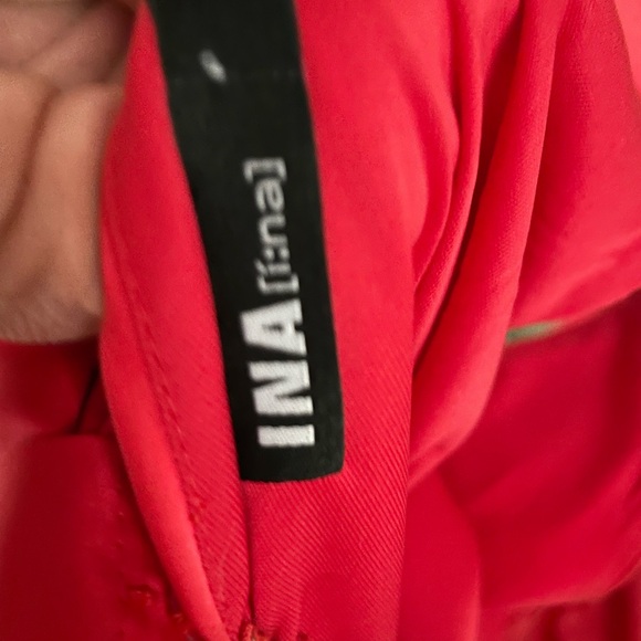 Red Holiday Dress with giant bow - Picture 3 of 4